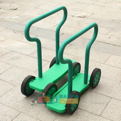 雙人踩踏協力車幼兒園兒童感統訓練器材平衡六輪雙人踩踏車腳踏車